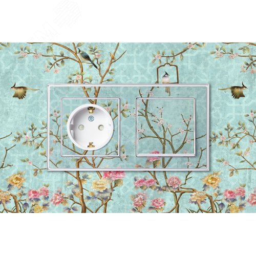 Выключатель одноклавишный ATLASDESIGN Art схема 1 10АХ механизм с возможностью установки            персонального изображения под клавишу - фото 4