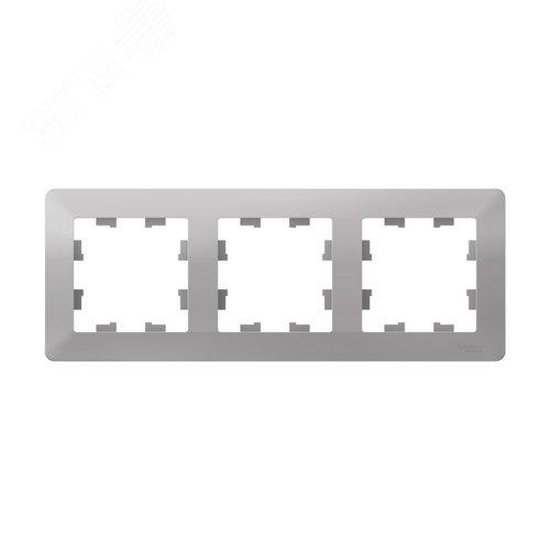 ATLASDESIGN AIR 3-постовая РАМКА, АЛЮМИНИЙ/дымчатый черный - фото 2