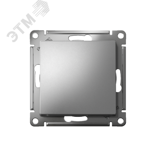 ATLASDESIGN 1-клавишный ВЫКЛЮЧАТЕЛЬ 2-полюсный, 10А, мех., СТАЛЬ - фото 2