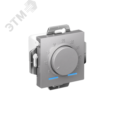 Изображение товара ATLASDESIGN ТЕРМОСТАТ электрон. теплого пола с датчиком, 10A, механизм, АЛЮМИНИЙ (шт)