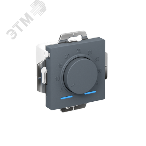 ATLASDESIGN ТЕРМОСТАТ электрон. теплого пола с датчиком, 10A, механизм, ГРИФЕЛЬ - фото 1