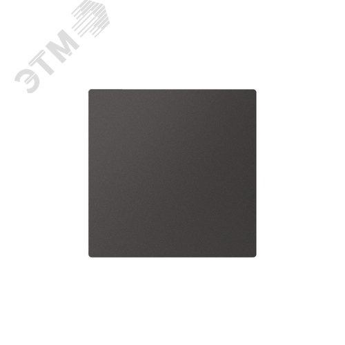 ATLASDESIGN ЗАГЛУШКА без суппорта для многопостовых рамок, БАЗАЛЬТ - фото 2