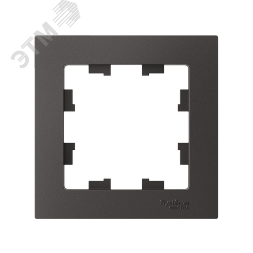 ATLASDESIGN 1-постовая РАМКА, БАЗАЛЬТ - фото 2