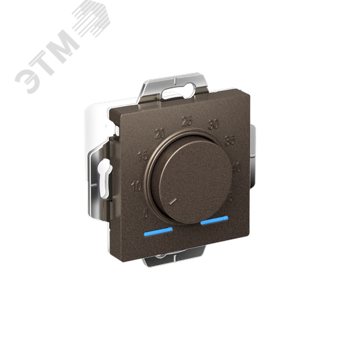 Изображение товара ATLASDESIGN ТЕРМОСТАТ электрон. теплого пола с датчиком, 10A, механизм, МОККО (шт)