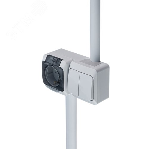 Кабель-канал MultiSet 20x12х2000 мм арочной формы ПВХ  Серый - фото 3