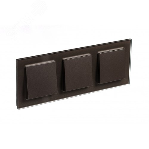 Рамка трехпостовая ATLASDESIGN NATURE, ОРГАНИЧЕСКОЕ СТЕКЛО МОККО - фото 4