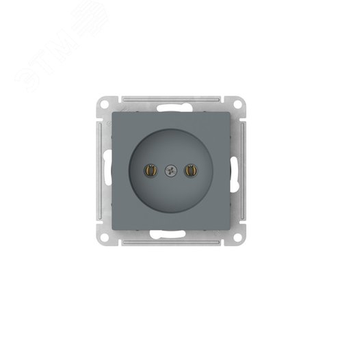 ATLASDESIGN РОЗЕТКА без заземления без шторок, 16А, быстрозажимные клеммы, ГРИФЕЛЬ - фото 4