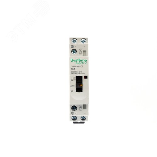 Контактор модульный City9 Set 2P 2НО 16A AC 230В-230В - фото 3