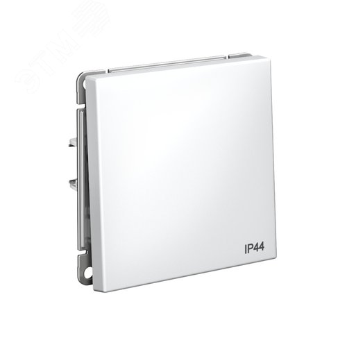 ARTGALLERY 1-клавишный переключатель IP44, 10АХ, механизм, белый - фото 2