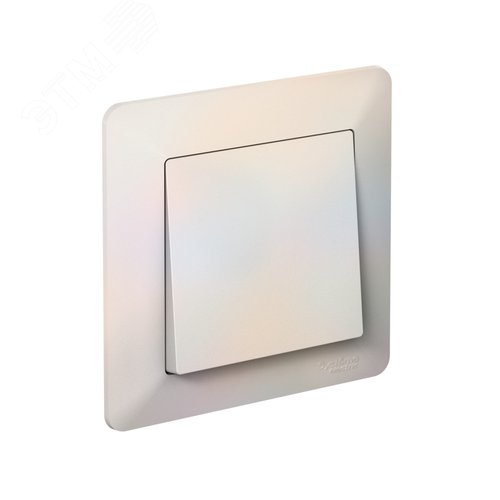 ATLASDESIGN AIR 1-постовая РАМКА, ЖЕМЧУГ/дымчатый белый - фото 2