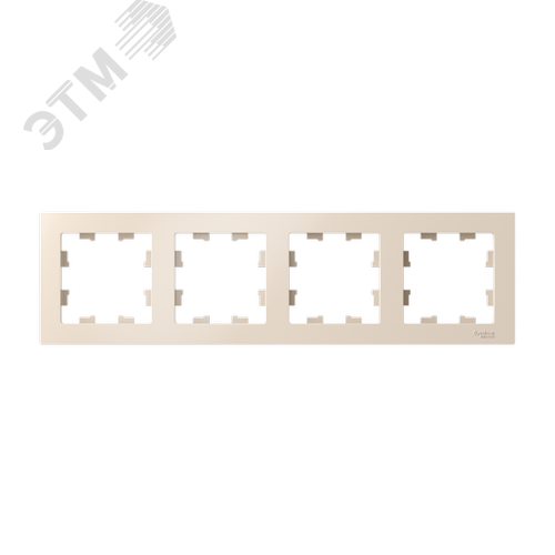 Рамка четырехпостовая ATLASDESIGN универсальная бежевый - фото 2