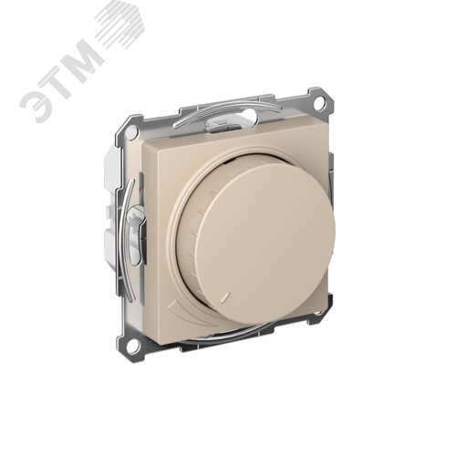 Изображение товара ATLASDESIGN СВЕТОРЕГУЛЯТОР (диммер) повор-нажим, LED, RC, 400Вт, мех., ПЕСОЧНЫЙ (шт)