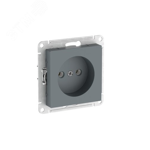 Изображение товара ATLASDESIGN РОЗЕТКА без заземления без шторок, 16А, быстрозажимные клеммы, ГРИФЕЛЬ (шт)