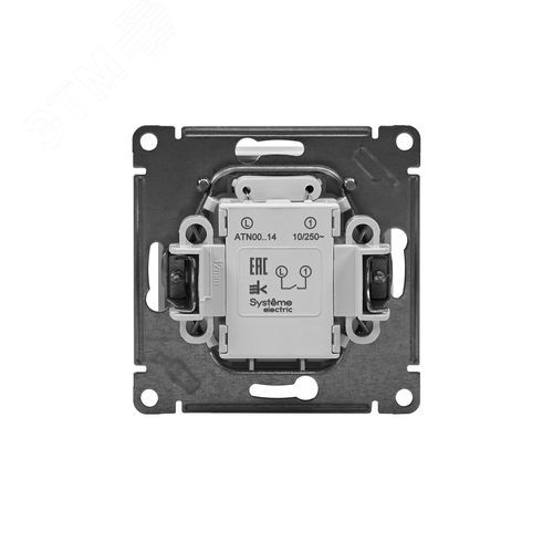 ATLASDESIGN ВЫКЛЮЧАТЕЛЬ карточный с подсветкой, 10А, без задержки отключения, механизм, БЕЛЫЙ - фото 5