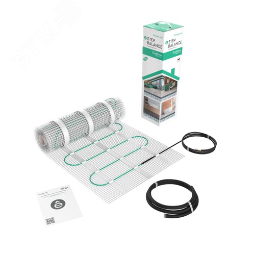 Изображение товара Теплый пол (мат нагревательный) STEP BALANCE SBM150005, 150 Вт/м2, 75 Вт, 0,5 м2 (шт)