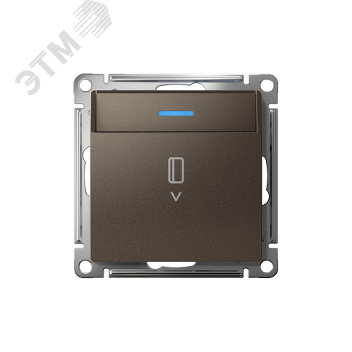 ATLASDESIGN ВЫКЛЮЧАТЕЛЬ карточный с подсветкой, 10А, без задержки отключения, механизм, МОККО - фото 1