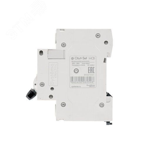Выключатель автоматический четырехполюсный 6А С 4.5kA 400В City9 Set - фото 5