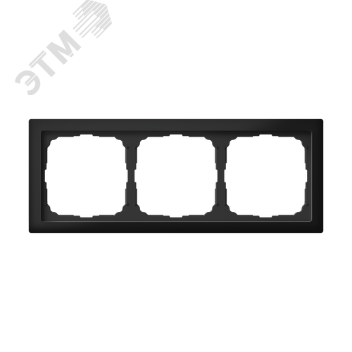 ARTGALLERY PURE 3-постовая РАМКА, МАТОВОЕ ОРГАНИЧЕСКОЕ СТЕКЛО ЧЕРНЫЙ - фото 2