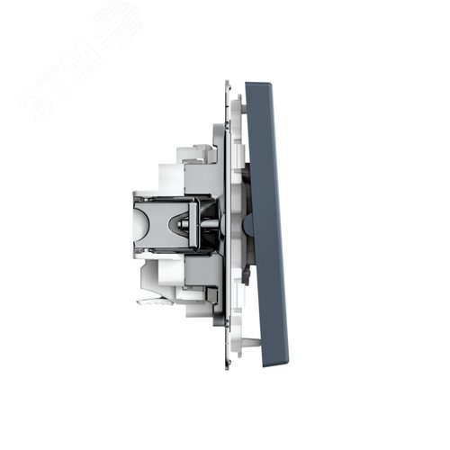 ARTGALLERY 2-клавишный ВЫКЛЮЧАТЕЛЬ, 10АХ, механизм, быстрозажимные клеммы, ГРИФЕЛЬ - фото 3