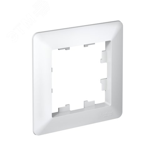ATLASDESIGN AIR 1-постовая РАМКА, БЕЛЫЙ/дымчатый белый - фото 1