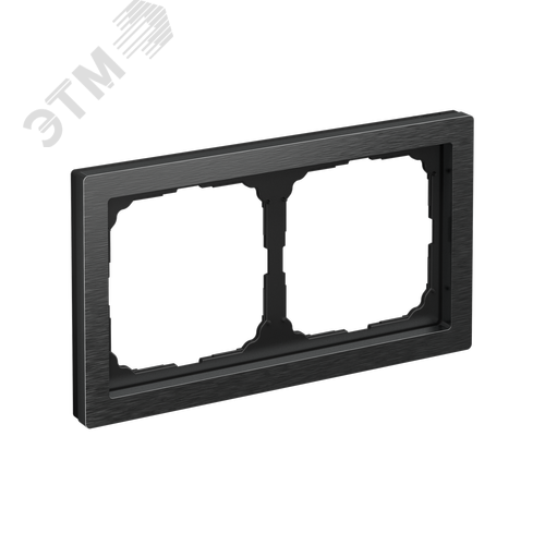 ARTGALLERY PURE 2-постовая РАМКА, МЕТАЛЛ ОНИКС - фото 1