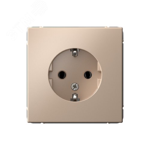 ARTGALLERY розетка с заземлением, 16А, механизм, песочный - фото 1