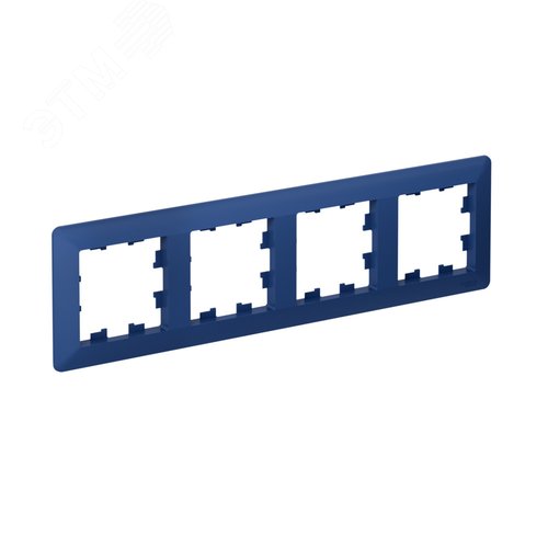 ATLASDESIGN AIR 4-постовая РАМКА, АКВАМАРИН/дымчатый черный - фото 2