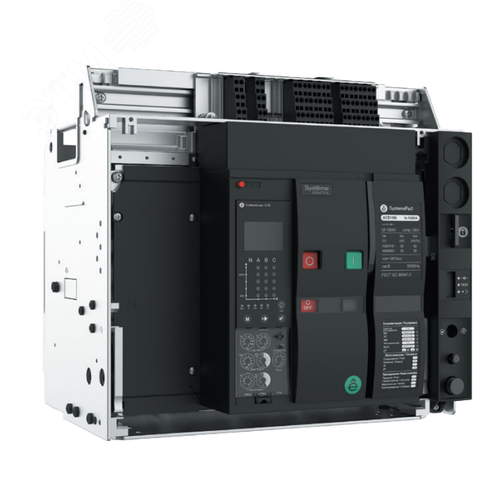 Изображение товара Выключатель автоматический воздушный SYSTEMEPACT ACB40H 1250A 3P 6.0 ВЫКЛ,ВП MCH+MX+XF DC220V (шт)