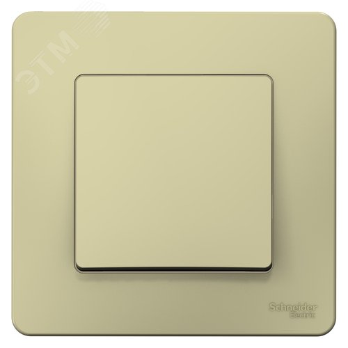 BLANCA С/У 1-клавишный ВЫКЛЮЧАТЕЛЬ (cх.1), 10А, 250B, БЕЖЕВЫЙ - фото 3