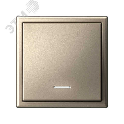 ARTGALLERY 1-клавишный ВЫКЛЮЧАТЕЛЬ с подсветкой, 10АХ, механизм, быстрозажимные клеммы, ШАМПАНЬ - фото 6