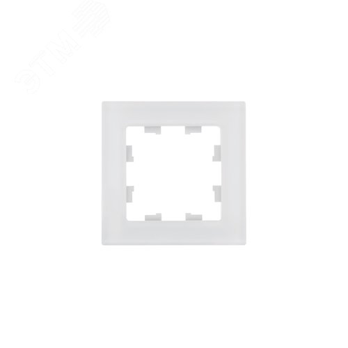 ATLASDESIGN NATURE 1-постовая РАМКА, НАТУРАЛЬНОЕ СТЕКЛО, БЕЛЫЙ - фото 3