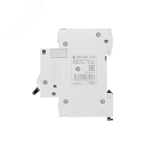 Выключатель автоматический однополюсный 6А С 4.5kA 230В City9 Set - фото 4