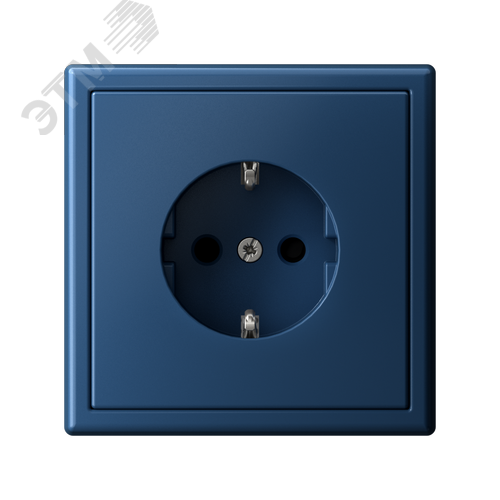 ARTGALLERY РОЗЕТКА с заземлением со шторками, 16А, механизм, быстрозажимные клеммы, аквамарин - фото 5