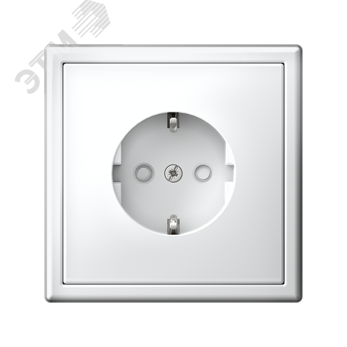 ARTGALLERY РОЗЕТКА с заземлением со шторками, 16А, механизм, быстрозажимные клеммы, лотос - фото 3