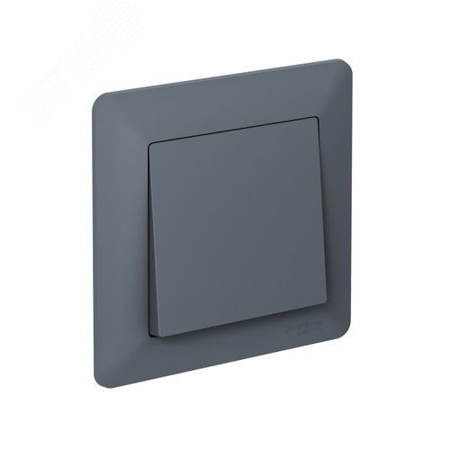 ATLASDESIGN AIR 1-постовая РАМКА, ГРИФЕЛЬ/дымчатый черный - фото 2