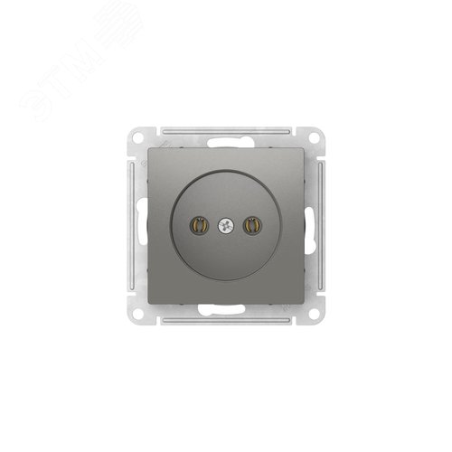 ATLASDESIGN РОЗЕТКА без заземления без шторок, 16А, быстрозажимные клеммы, СТАЛЬ - фото 4