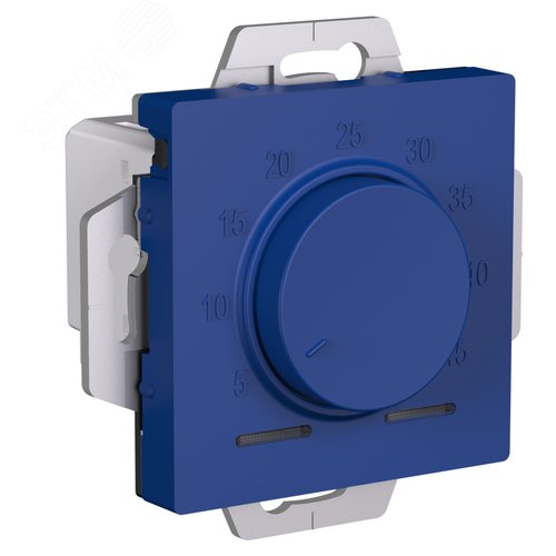 Изображение товара ATLASDESIGN ТЕРМОСТАТ электрон. теплого пола с датчиком, 10A, механизм, АКВАМАРИН (шт)