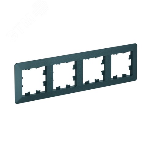 ATLASDESIGN AIR 4-постовая РАМКА, ИЗУМРУД/дымчатый черный - фото 2