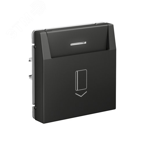 ARTGALLERY ВЫКЛЮЧАТЕЛЬ карточный 10А, без задержки времени, быстр.клемм., БАЗАЛЬТ - фото 4