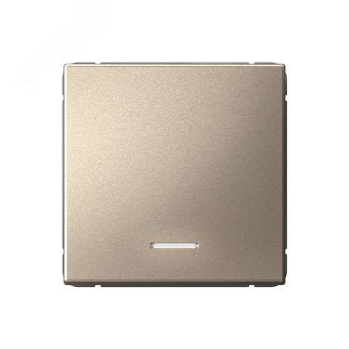 Изображение товара ARTGALLERY 1-клавишный ВЫКЛЮЧАТЕЛЬ с подсветкой, 10АХ, механизм, быстрозажимные клеммы, ШАМПАНЬ (шт)