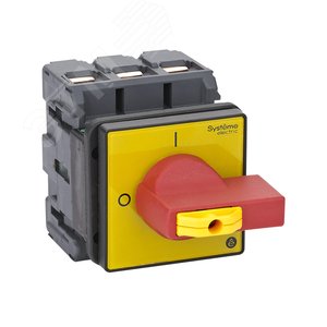 Изображение товара ВЫКЛЮЧАТЕЛЬ-РАЗЪЕДИНИТЕЛЬ 3P 100A IP20 С КРАСНОЙ РУКОЯТКОЙ НА ДВЕРЦУ 4 ВИНТА 1 ЗАМОК (шт)