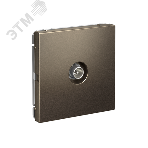 ARTGALLERY TV ТВ розетка проходная 4DB, механизм, мокко - фото 2