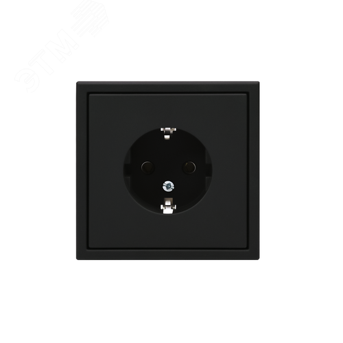ARTGALLERY розетка с заземлением, 16А, механизм, карбон - фото 4