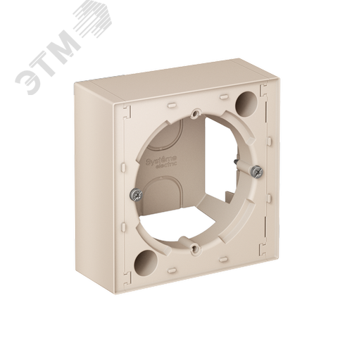 Коробка ATLASDESIGN для наружного монтажа бежевый - фото 1