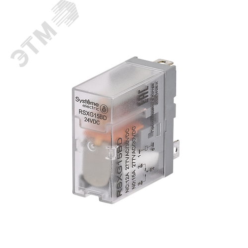 Изображение товара Реле промежуточное 12A 1CO 24VDC (шт)