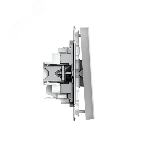 ARTGALLERY 1-клавишный ВЫКЛЮЧАТЕЛЬ, 10АХ, механизм, быстрозажимные клеммы, АЛЮМИНИЙ - фото 3