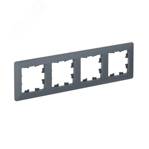 ATLASDESIGN AIR 4-постовая РАМКА, ГРИФЕЛЬ/дымчатый черный - фото 2