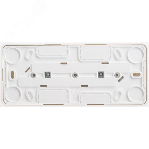 ЭТЮД Розетка тройная открытой установки без заземления со шторками 16А 250B,белый - фото 3