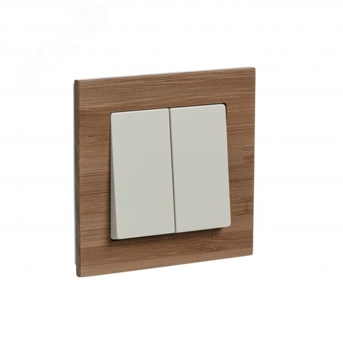 Рамка однопостовая ATLASDESIGN NATURE, ДЕРЕВО БАМБУК - фото 4