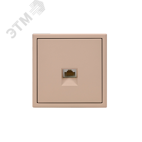 ARTGALLERY РОЗЕТКА компьютерная RJ45, кат. 5е, механизм, ПЕСОЧНЫЙ - фото 3